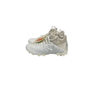 Used New Balance LAX Cleats Boys White Junior 05.5 11847-S000030040