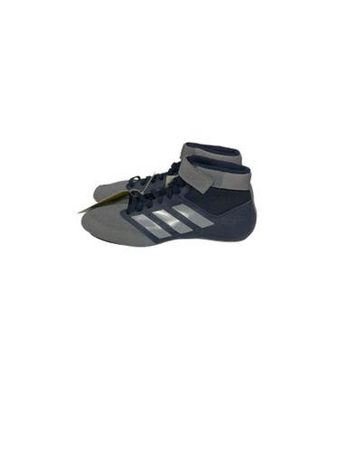 Used Adidas Wrestling Shoes Grey Senior 6.5 11847-S000030038