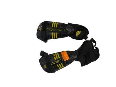 Used Adidas Soccer Shin Guards Adult Black LG 11847-S000030051