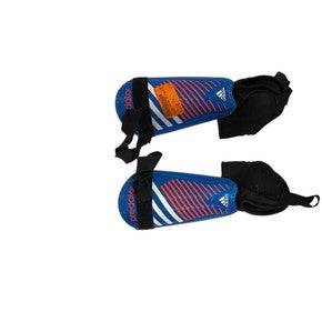 Used Adidas Soccer Shin Guards Youth Royal Blue MD 11847-S000030049