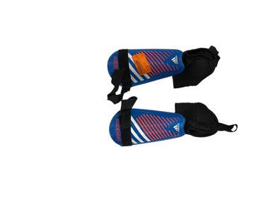 Used Adidas Soccer Shin Guards Youth Royal Blue MD 11847-S000030049