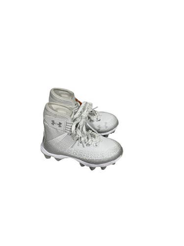 Used Under Armour Youth FB Cleats White Youth 10.0 11847-S000030130