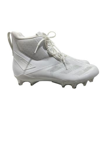 Used Adidas Adult FB Cleats White Senior 11.5 11847-S000030201