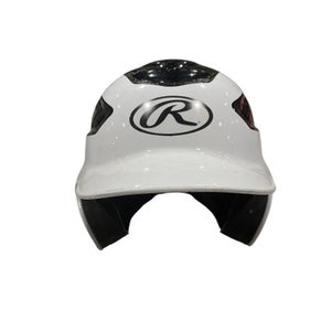 Used Rawlings BB HELMET Batting Helmet No Mask Black And White MD 11847-S000030217
