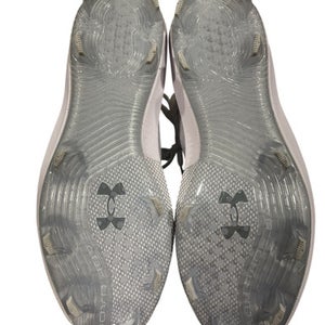 Used Under Armour Adult FB Cleats White Senior 11 11847-S000030205