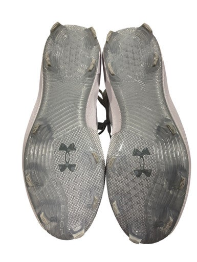 Used Under Armour Adult FB Cleats White Senior 11 11847-S000030205