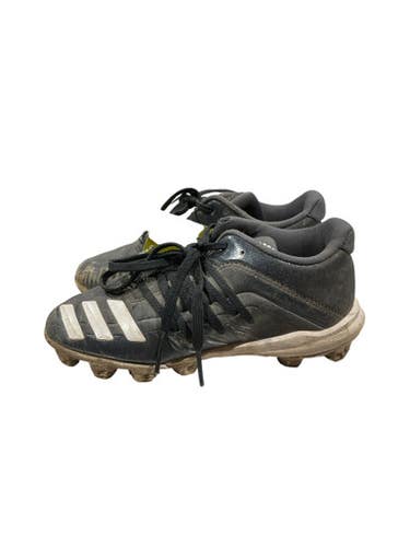 Used Adidas BB CLEAT BB/SB Cleats Black Youth 13.0 11847-S000030231