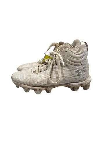 Used Under Armour BB CLEATS BB/SB Cleats White Junior 03 11847-S000030230