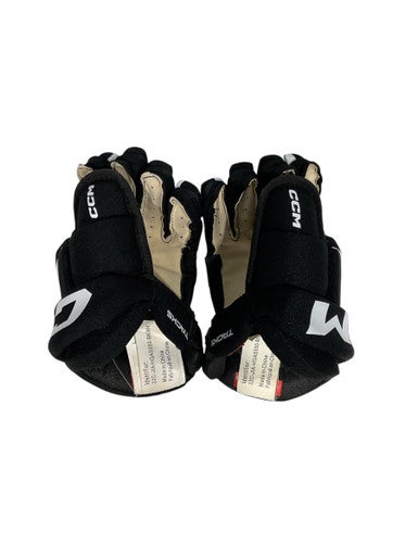 Used CCM TACKS AS550 Youth Gloves Black 8" 11847-S000029415
