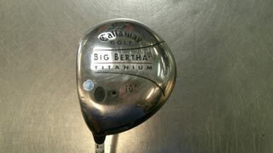 Used Callaway BIG BERTHA TIT Mens Driver LH 10.0 Degree 11868-S000066106
