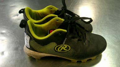 Used Rawlings CLEAT BB/SB Cleats Black Youth 13.0 11868-S000066178