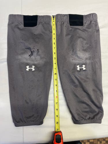 Under Armour Gray Practice Socks 20” long