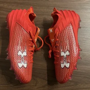 Under Armour Blur Smoke 2.0 MC Men's Football Cleats Red Low 3026330-600 Size 14
