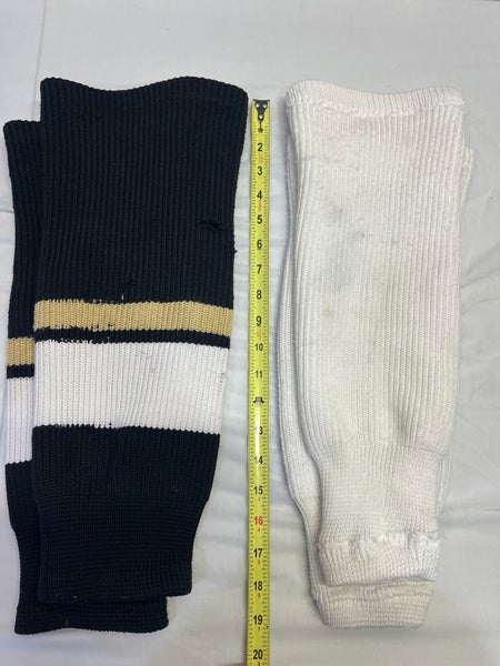 2 Pair Green White 18”  Practice Socks