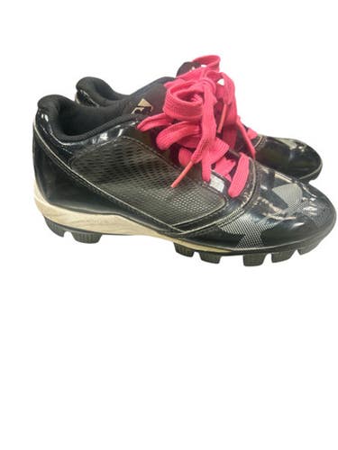 Used Under Armour ART NO. 1238011-001 BB/SB Cleats Black And White Junior 01 11862-S000091441
