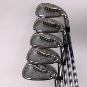 TaylorMade Rac OS Iron Set 4-9 Light Metal Stiff Steel Mens RH - No 5