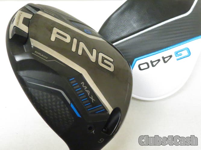 PING G440 MAX Driver 9 Alta CB Blue 50 Stiff Flex +Cover