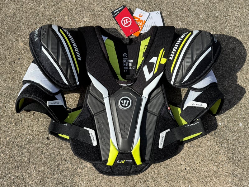 NEW Medium Senior Warrior ALPHA LX PRO Shoulder Pads