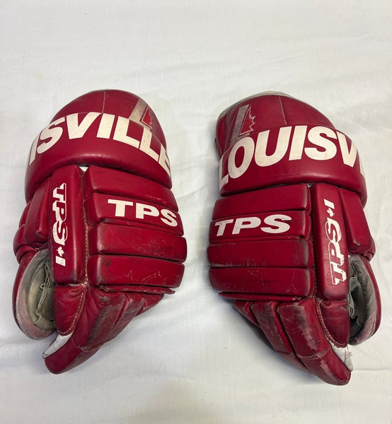 Louisville TPS hockey gloves 14” Red
