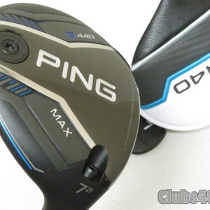 PING G440 Max Fairway 21 7 Wood Denali Red 60g 5.5 Regular Flex +Cover  MINT