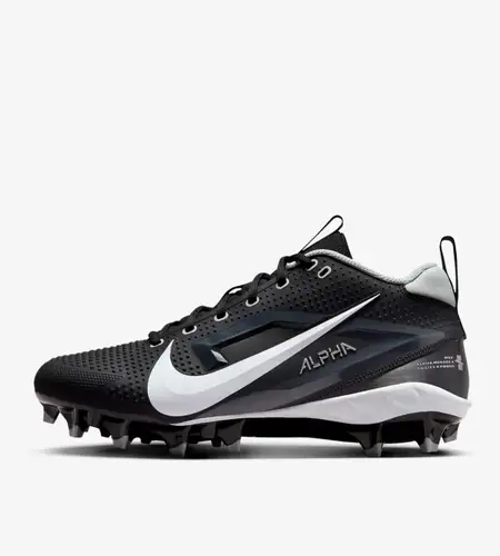 New Nike Alpha Menace 4 Varsity Football Cleats Black Men’s Size 11 FN0027-001