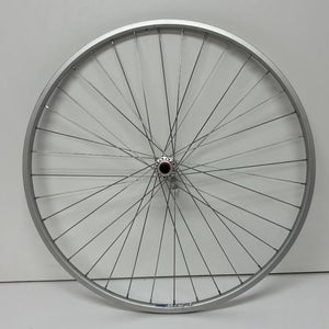 Weinmann LP18 36-Spoke Silver Aluminum 27" Front Wheel Origin8 Hub CLEAN