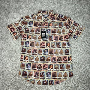 Star Wars RSVLTS Shirt Men Large Button Up All Over Print Episode 3 Revenge Sith