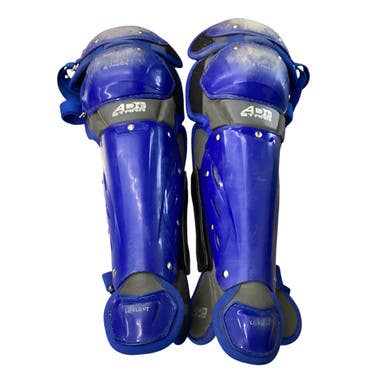 Used AD STARR SHINGUARDS Catchers Leg Guards Royal Blue Junior 11760-S000082866