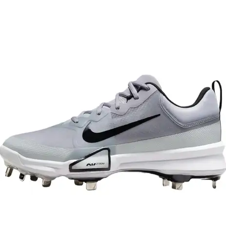 Nike Force Zoom Trout 9 Pro Baseball Cleats Gray White FB2907-002 Mens Size 13