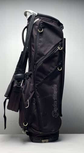 Taylormade Flex-Tech Lite Stand Bag Black 4-Way Divide Dual Strap Golf Bag