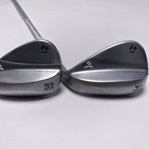 TaylorMade Milled Grind 4 Chrome Wedge Set 54* 11 | 58* 8 DG Tour Issue 115g RH