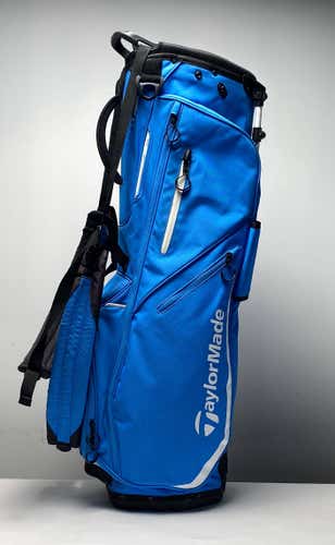 Taylormade Flex Tech Stand Bag Blue 5-Way Divide Dual Strap Golf Bag