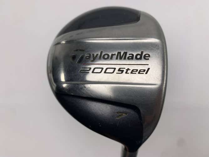 TaylorMade 200 Steel 7 Fairway Wood 21* Lite S-90 Stiff Graphite Mens RH
