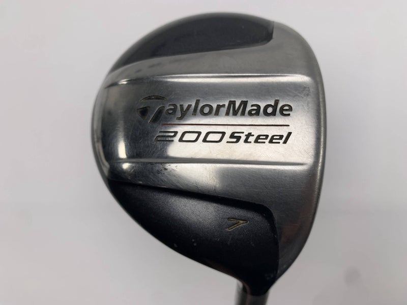 TaylorMade 200 Steel 7 Fairway Wood 21* Lite S-90 Stiff Graphite Mens RH