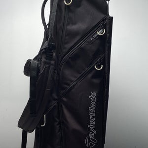 Taylormade Flex Tech  Lite Stand Bag Black 4-Way Divide Dual Strap Golf Bag