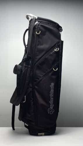 Taylormade Flex Tech  Lite Stand Bag Black 4-Way Divide Dual Strap Golf Bag