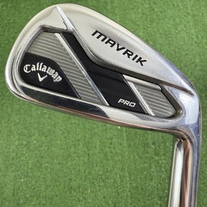 Callaway Mavrik Pro 6 Iron Steel True Temper Elevate 105g Stiff Flex +1/2 Long