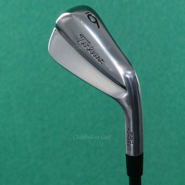 Titleist MB 620 Forged Single 6 Iron KBS $-Taper 125 Black Gloss Steel Stiff+