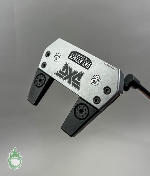 Right Handed PXG Battle Ready II Bat Attack 33.5" Putter Black Steel Golf Club
