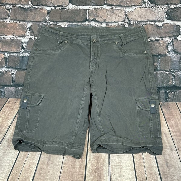 KUHL Womens Size 12 Gray Hiking Shorts Tactical Cargo