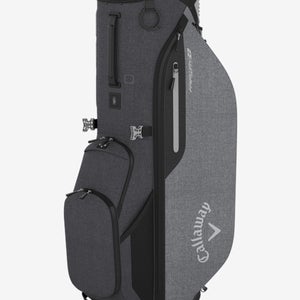 NEW 2024 Callaway Fairway+ Black Heather/Charcoal Heather Stand/Carry Golf Bag