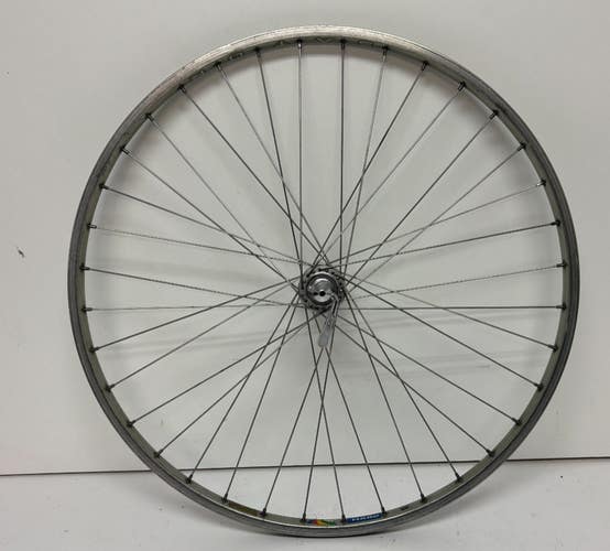 Vintage Specialized Saturae HX22 36-Spoke Silver Aluminum 26" QR Front Wheel