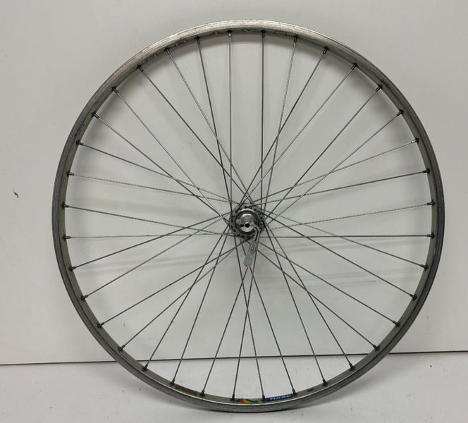 Vintage Specialized Saturae HX22 36-Spoke Silver Aluminum 26" QR Front Wheel