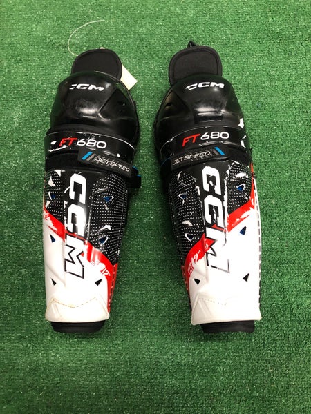 Junior CCM Jetspeed FT680 Shin Pads 12" (Used)