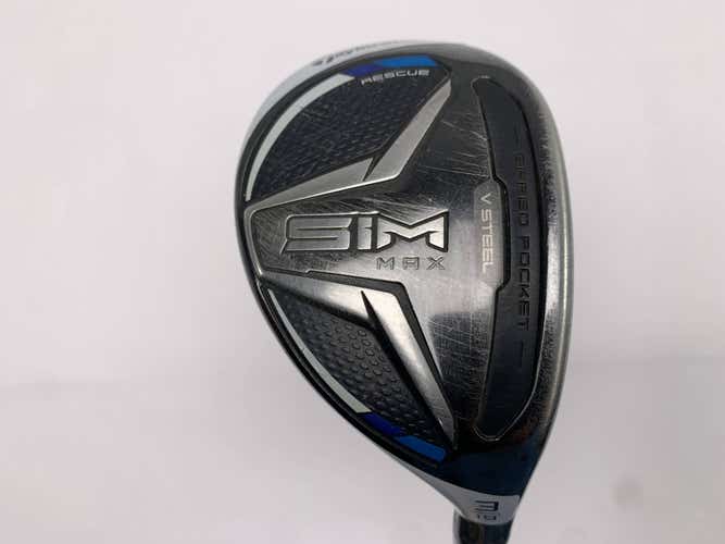 TaylorMade SIM MAX 3 Hybrid 19* Fujikura Ventus Blue 7S Stiff Graphite Mens RH