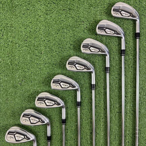 Callaway Apex CF16 16 Iron Set 5-PW AW SW True Temper XP 95 R300 Regular Flex