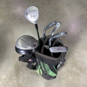 U.S. Kids Golf Wt-15u Club Set Driver 3W 6 & 8 PW Putter 54" Junior RH +Bag