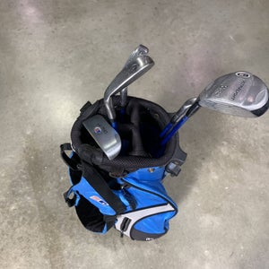 U.S. Kids UL-24 Club Set 3W 6 & 8 PW Putter KidPower 45-31 Junior RH +Bag