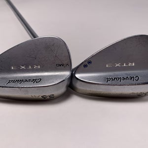 Cleveland RTX 3 Tour Satin Wedge Set 56* 11| 60* 9 DG Wedge Steel Mens RH