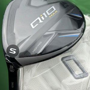 TaylorMade Qi10 MAX Fairway 3-Wood LEFT Hand 3W 16* Speeder NX Stiff Flex NEW